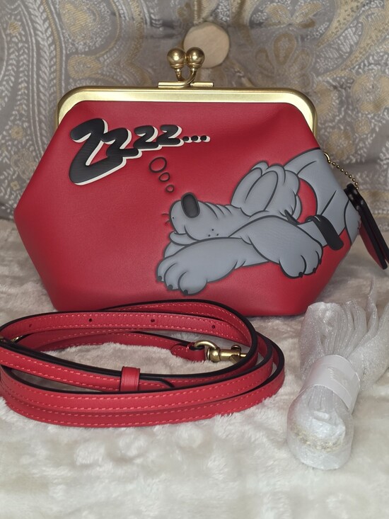 Coach Handbags - DISNEY X COACH KISSLOCK FRAME BAG CDL98